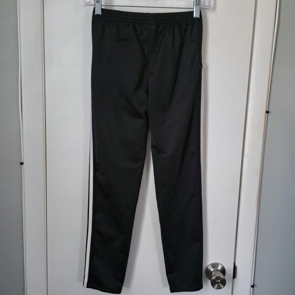 Adidas Youth Black Track Pants Medium 10/12 - Picture 2 of 7